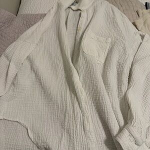 Dippin' Daisy's White Cover-up Swim Top